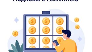 Схематичное изображение уровней волатильности и стратегий игры в мобильные слоты Online Joker 123